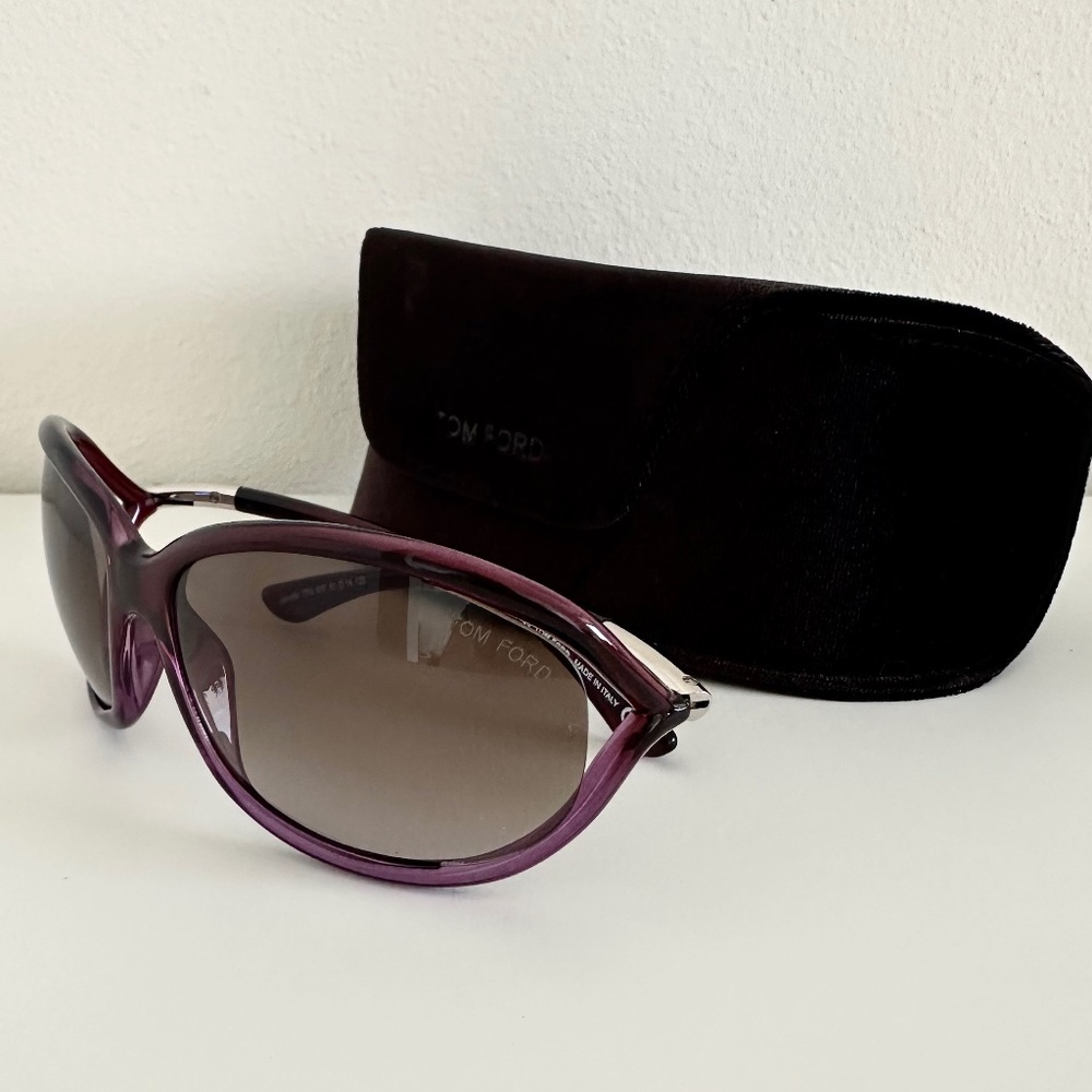 Tom Ford TF8 Jennifer Sunglasses - Purple 83F - Picture 3 of 15